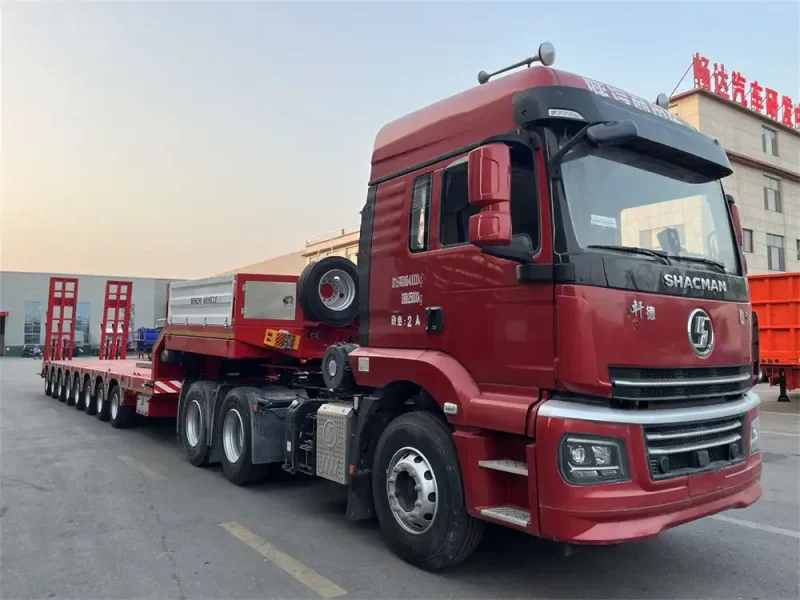 8 Axle Extendable Lowbed Trailer