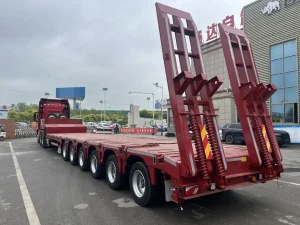 6-Axle extendable Low-Bed Semi-Trailer
